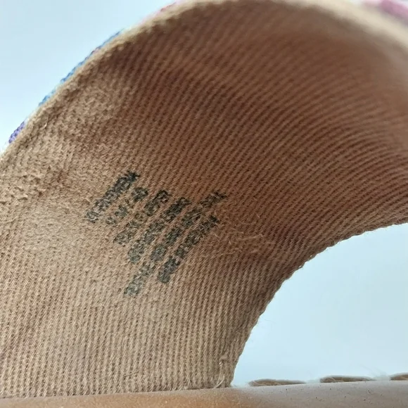 Kelly & Kate Women's size 9 M Espadrille Platform Flower Ankle Strap Sandals - Picture 10 of 13